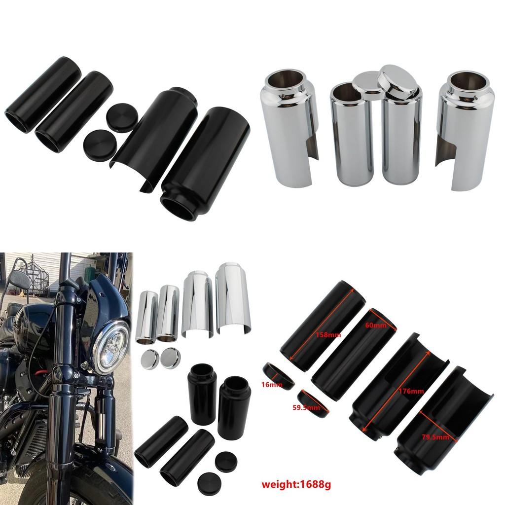 Front Fork Black Shock Absorber Cover Kit For Street Fighter Models 2018