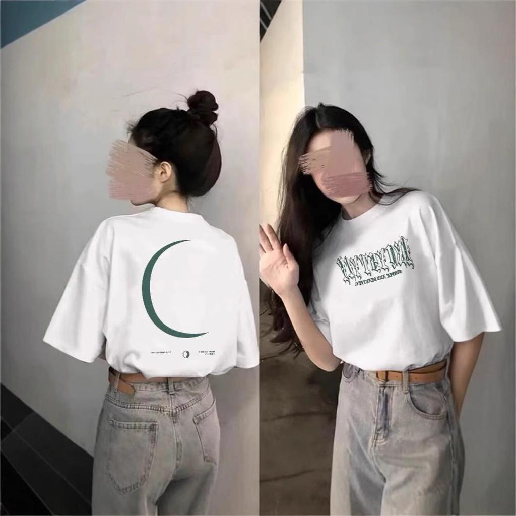 European-Style Women's Gray Short-Sleeve T-Shirt: High-End Summer 2025 White Loose-Fit Pure Cotton Fashion Top