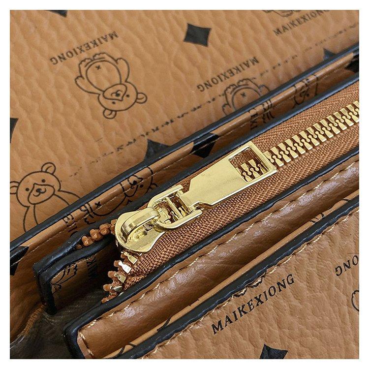 Tekstur Salveske for kvinner Elegant håndveske for damer Stor kapasitet Mote Kvinne Trend Utskrift High-End Skulder Messenger Bag