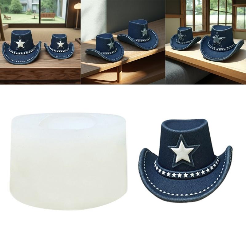 Multipurpose Star Hat Crafting Mould Reusable Silicone for Candle Soap Plasters Decorations