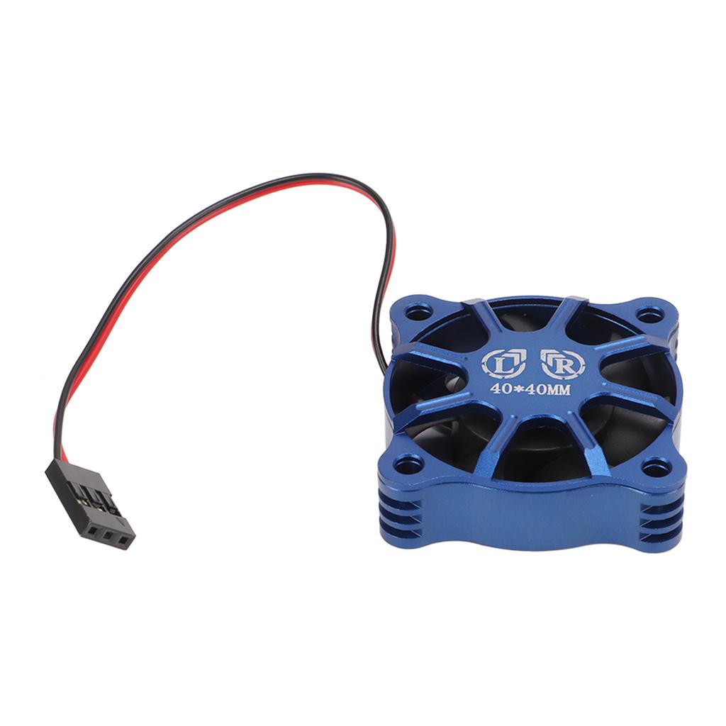 Motor Cooling Fan Aluminum Alloy Fast Heat Dissipation RC Cooling Fan with Metal Mesh Cover for 1 10 1 12 1 8 RC Car