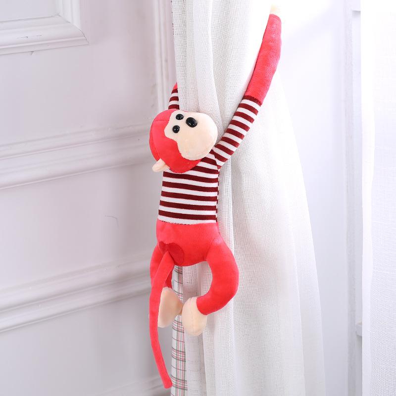 New Creative Curtain Monkey Plush Toy Long Arm Monkey Wedding Doll Monkey Doll Grab Doll Gift