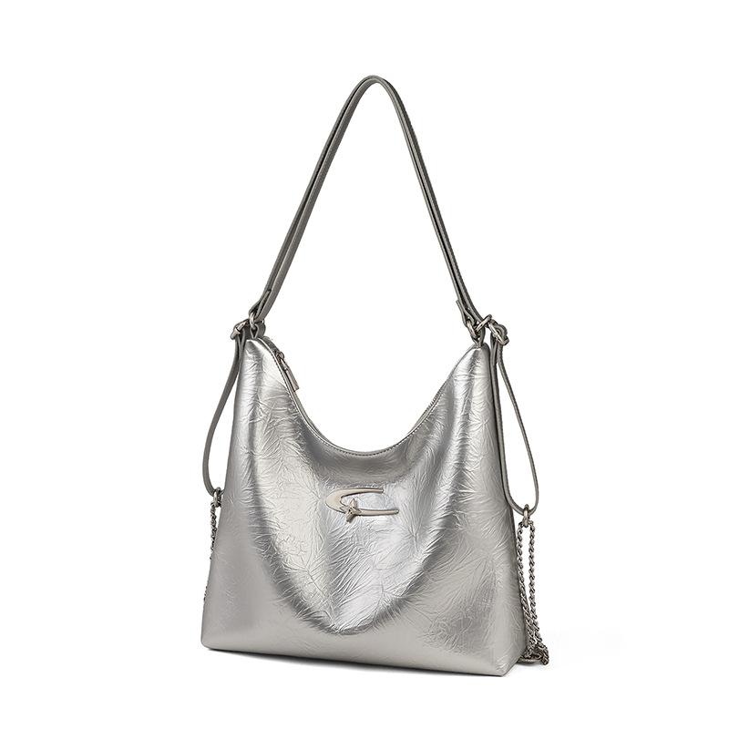 Spring and Summer Soft Bread Bag Female Popular Crossbody Bag Summer Shoulder Bucket Bag