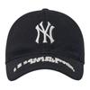 MLB Cotton Baseball Caps Unisex Black Fashion 3ACPB026N-50BKS