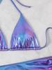 2026 European & American Cross-border Glitter Slim-fit Bikini Set - Sexy Nightclub Best Seller
