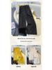 Silk Jacquard Wide-Leg Pants for Middle-Aged Women - Ethnic Style Retro Slimming Design