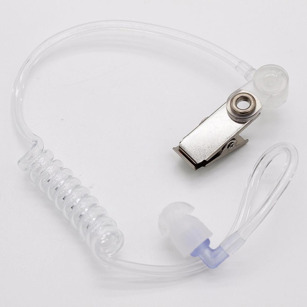 Receive Earpiece 3.5mm Stretchy Flexible External Listen Headset Portable Professional Wearable Speaker Microphone