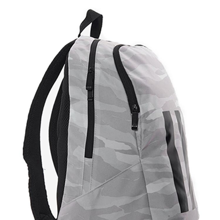 Adidas Fitness Sports Casual Zipper Backpack Unisex Backpacks Gray DZ2390