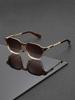 Rice nail small frame sunglasses fashion sunscreen trend new UV protection personalized sunglasses