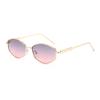 Retro Irregular Shape High-End Metal Sunglasses Unisex UV400 Protection Premium Vintage Style Sun Glasses for Fashion Streetwear