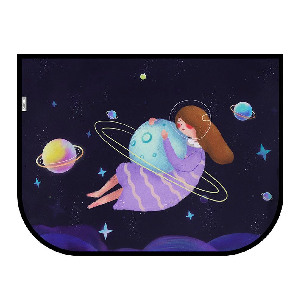 Car Magnetic Curtain In The Car Window Sunshade Cover Cartoon Universal Side Window Sunshade UV Protection For Kid Baby Children