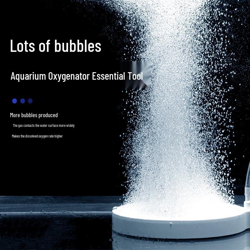 Nano Air Stone Oxygen Pump for Fish Tank – Bubble Plate Aquarium Aeration Accessory. 4cm