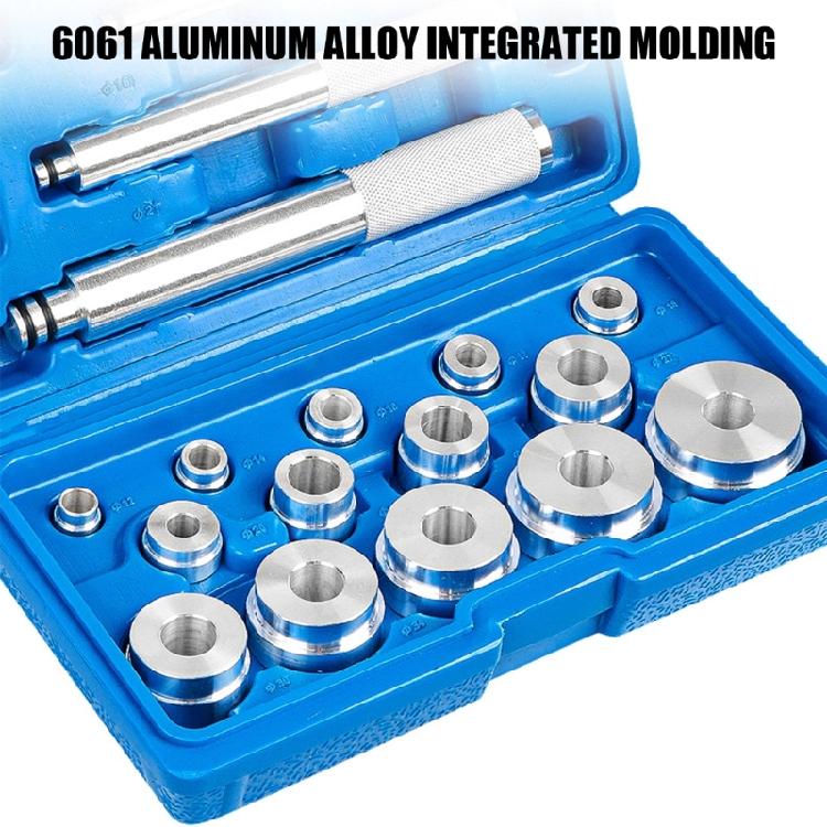 Hub Bearing Tool Kit with Machined Press Disc Hand Driver and Aluminum Case Set for Garage Maintenance
