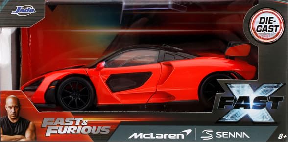 Kyosho Jada Toys Fast Furious Series X McLaren Senna Finished Model JADA35614 & 1/32 F&F Red/Black