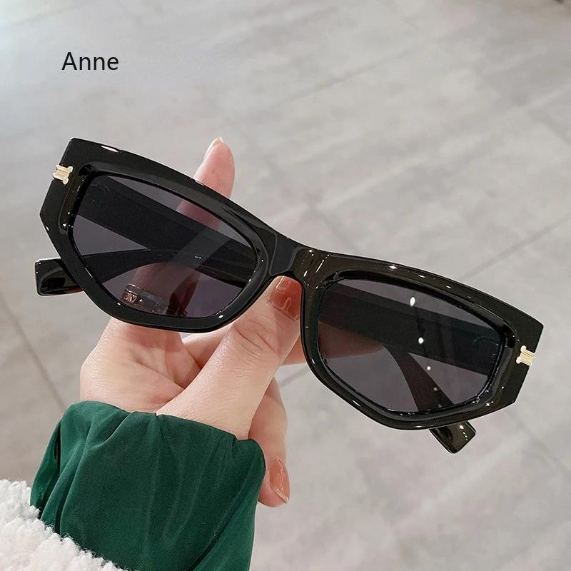Women Cat Eye Sunglasses  Luxury  Designer Vintage Irregular Frame Gradient Eyewear UV400 Shades Women's Sunglasses