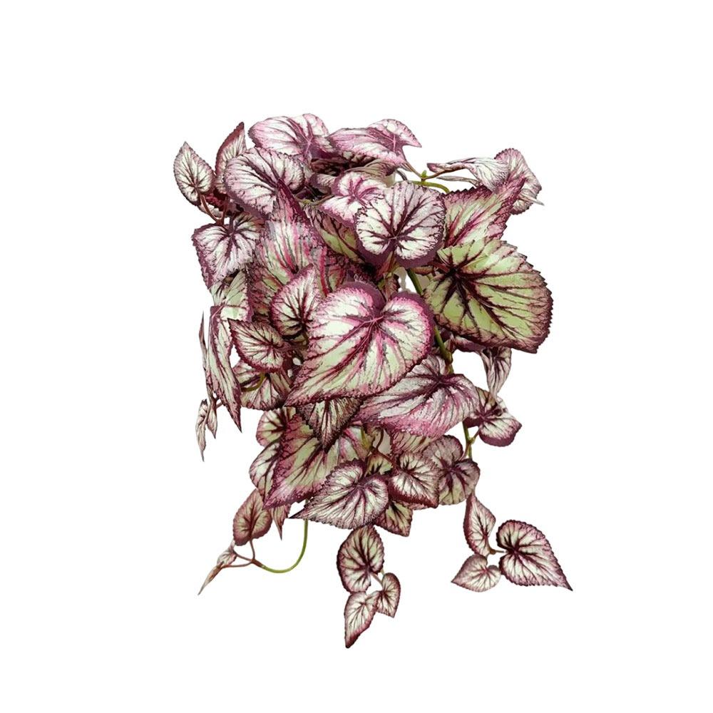 

Green&red Perilla Leaf Artificial Plant Silk Leaves Artificial Foliage Faux Plant Vine Vine Leaves Decorative Leaves