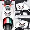 1PC Cool Car Fierce Red Eyes Sticker Reflective Motorcycle Sticker  for Cars,Motorcycles,Helmet Etc
