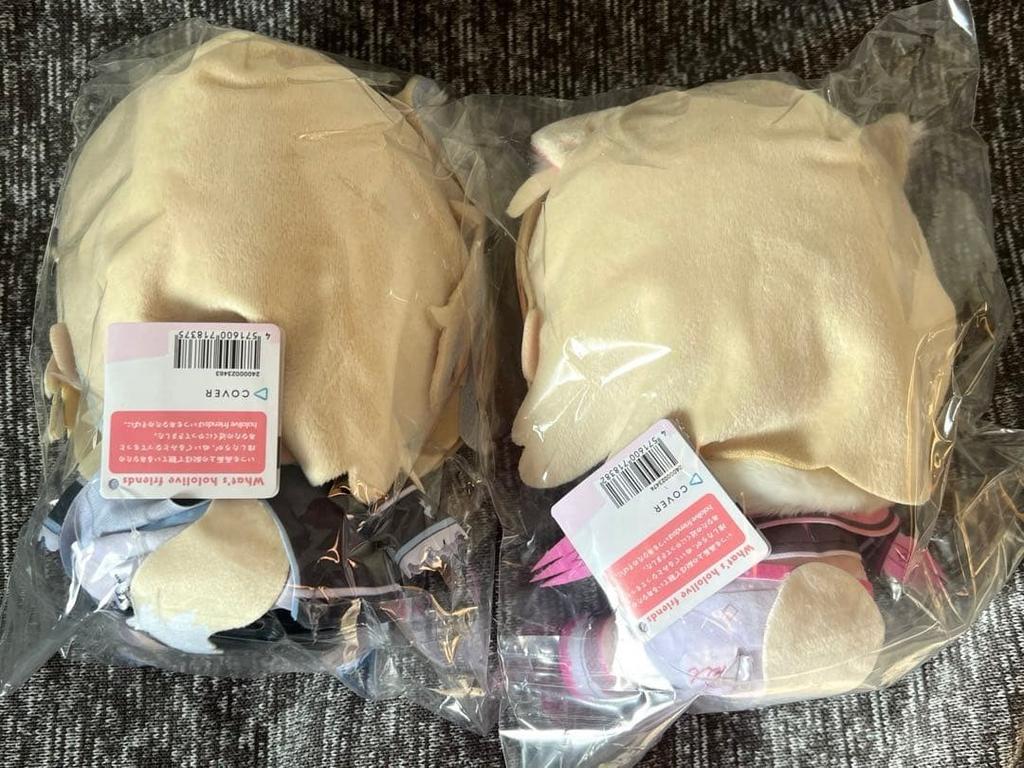 Set 2 Hololive Friends U Fuwawa Mococo Fuwamoco Plush Doll