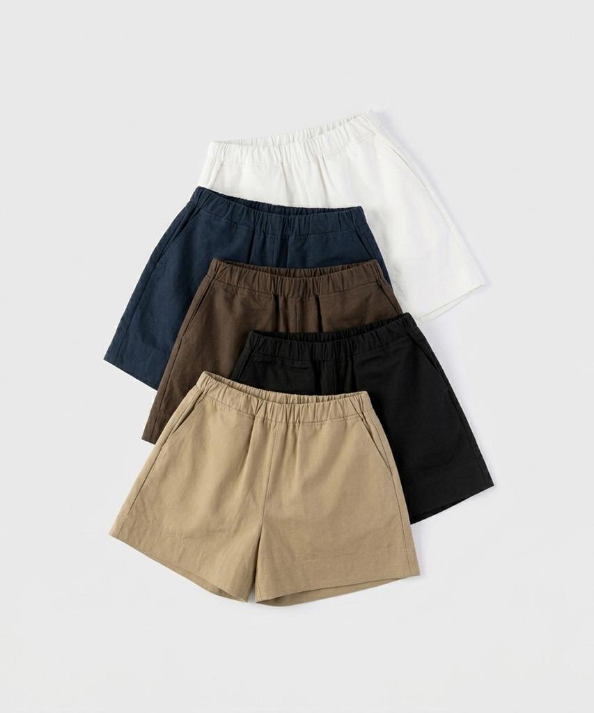 MONGDOL Essential Cotton Elastic Shorts Mdpt077_5 Colors