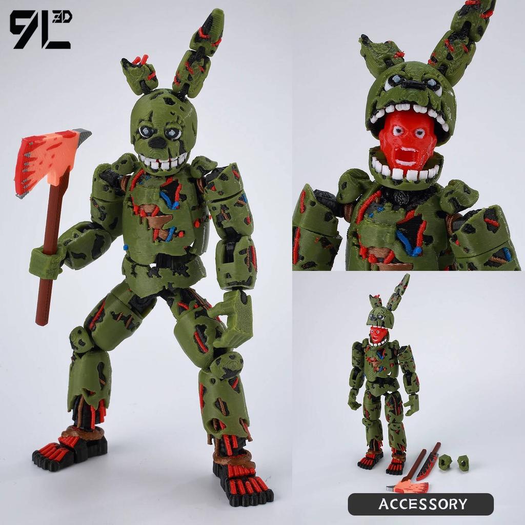 9L3D Dummy13 Horror Game Figure Realistic Anime Model Toys Articulated Joints Classic Collectible Desktop Ornament Surprise Gift