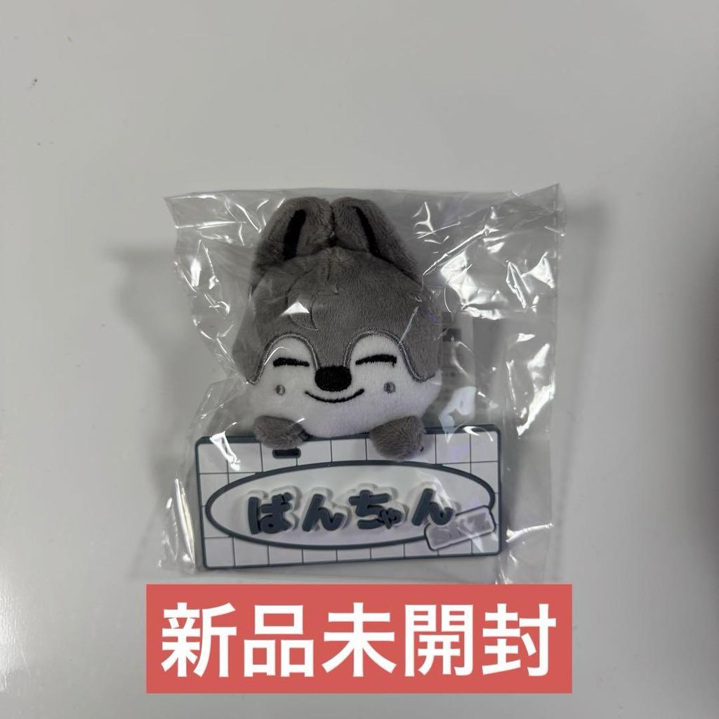 [USED] SKZOO SKZ TOY WORLD Name Bag Charm Wolf Chan