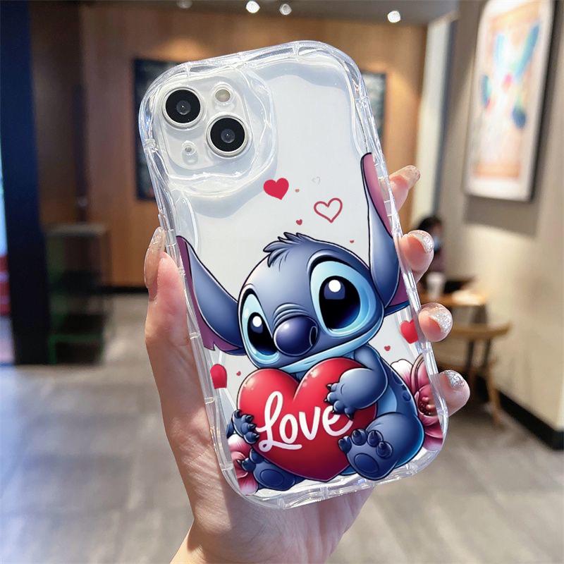 Stitch Angel Baby Phone Case For Samsung Galaxy S21 S20 Plus Ultra S23FE S24FE A56 A36 A26 A52 M16 F06 Soft Silicone Cover