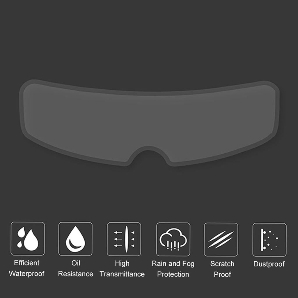 Helmet   Film Anti-fog Rainproof Oilproof Anti-scratch Anti-fog Motorcycle Helmet Lens Film   Eye  