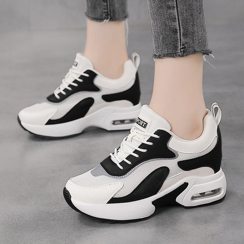 Women's Air Cushions Breathable Platform Shoes Athleisure Shoes