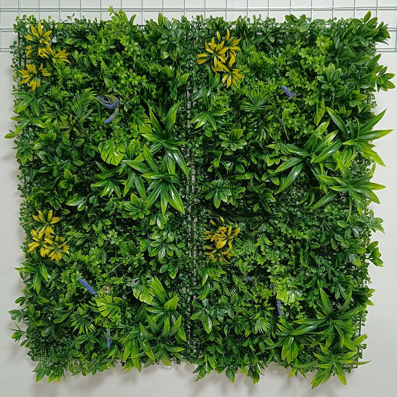 Simulation Green Plant Wall Decor - Indoor Artificial Turf Background Hanging