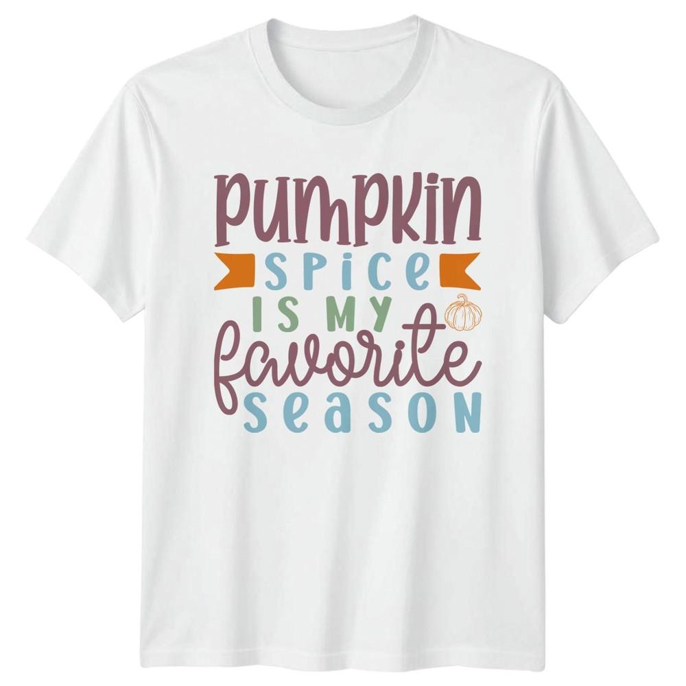 Pumpkin Spice Is My Favorite Unisex TShirt Autumn Birthday Gift For Him And Her