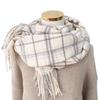 Literary Plaid Scarf Women's Autumn and Winter Imitation Cashmere Korean Version Versatile Student Scarf Ins Trend Warm Shawl