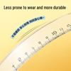 Deli 4-Piece Geometry Ruler Set