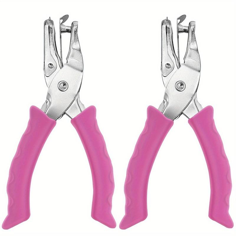 Single Hole Punch 1/4" Hole Puncher for Crafts One Hole Paper Punch with Soft Grip Handle Small Hole Punch.