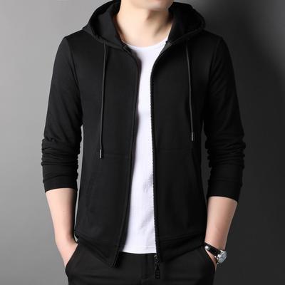 Baumwolle Kapuzen Sweatshirt Herren Strickjacke Frühling Neue Casual Sport Mantel Herren Sweatshirt Männer