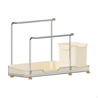 Drainage Sink Drying Rack High Bearing Wall or Countertop Mounted Multiuse Scrubber Brushes