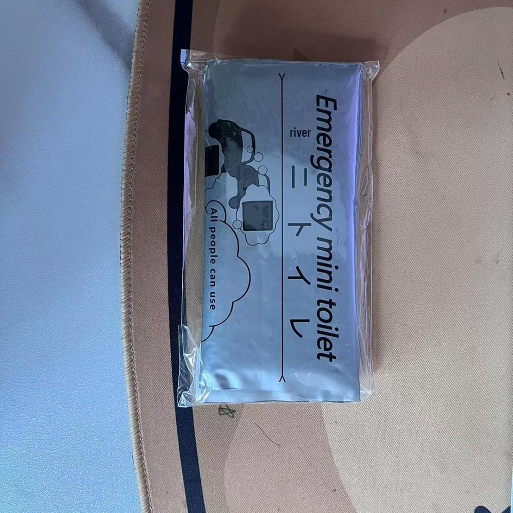 Bærbar Unisex Urin- og Oppkastpose for Reise og Trafikkork