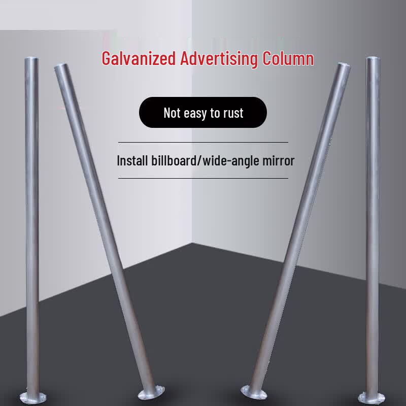 Galvanized Round Signpost Pole
