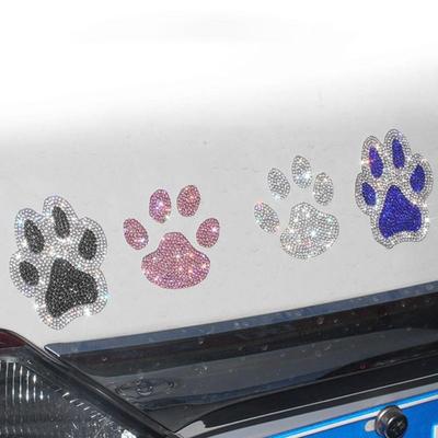 Kreativní 3D samolepka na auto s tlapkou Roztomilá plná samolepka Samolepky s úchopem tlapky Ozdoby do auta