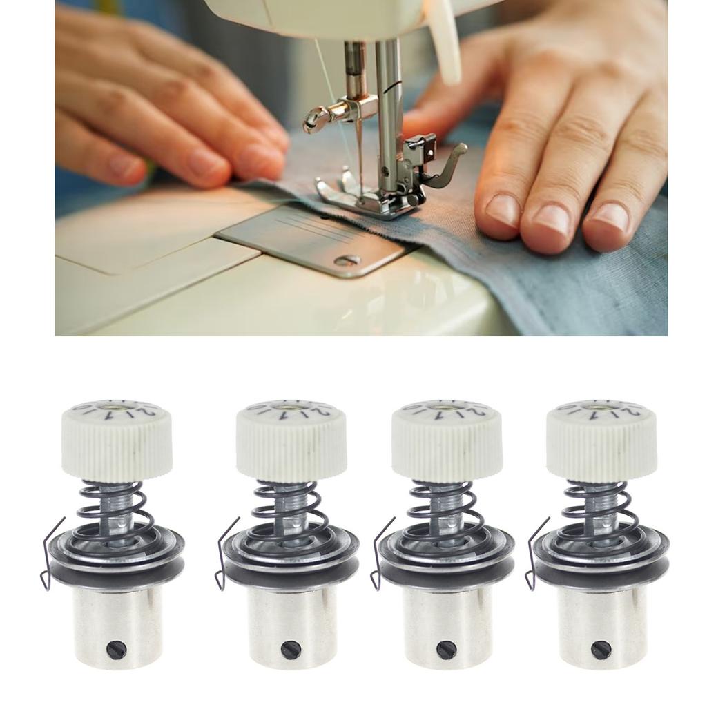 4 Stück Metall Fadenzugregler Industrie-Nähmaschine Fadenklemme Aufsatz Fadenzugregler Baugruppe