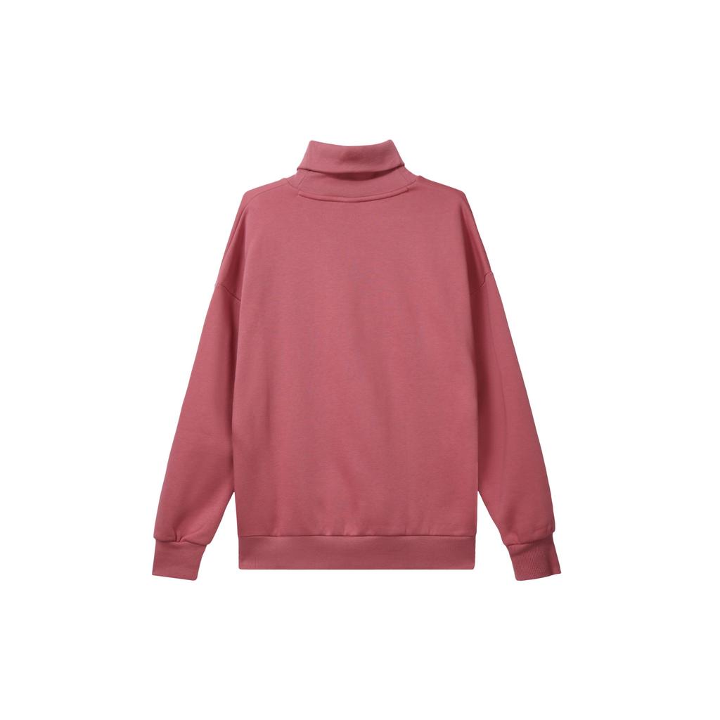 Puma Sports Lifestyle Series Letter Pattern Casual Stand Collar Long Sleeve Sweatshirt Women sweatshirt Pink 534387-25