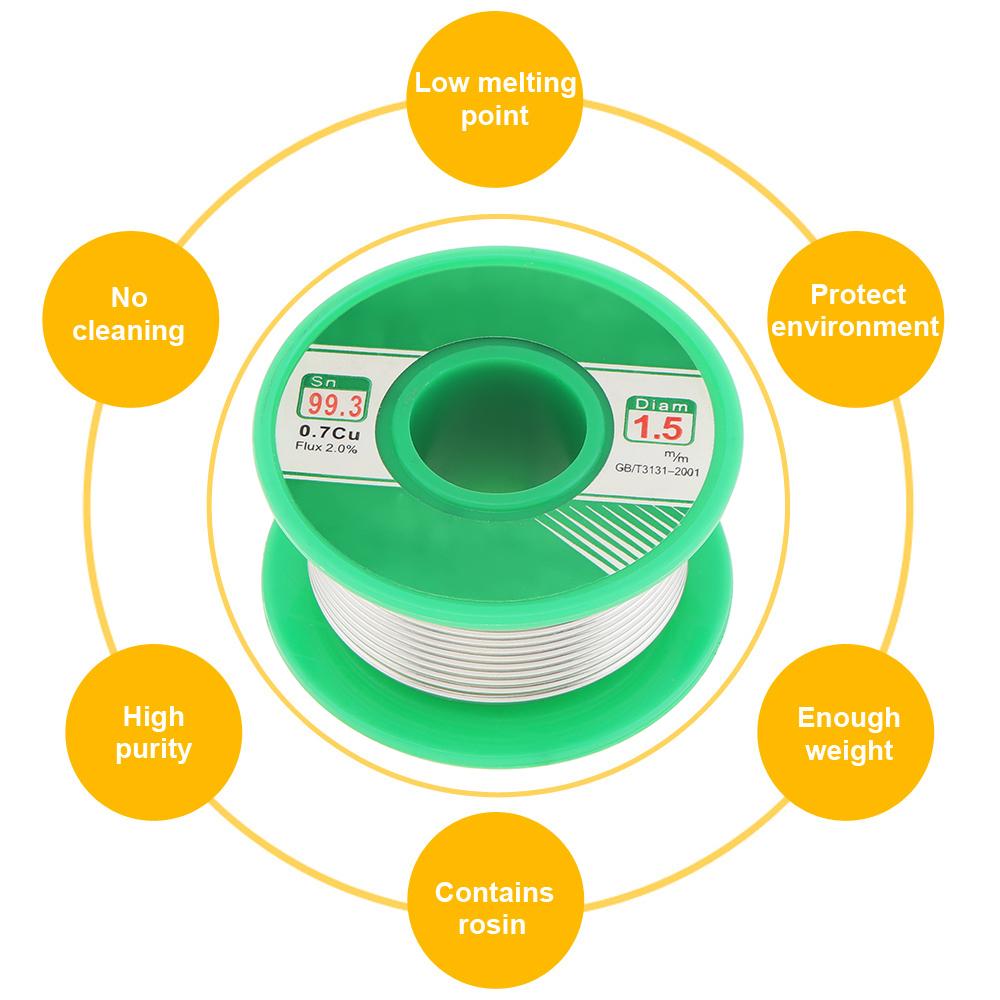50g 1.5mm Tin Copper Alloy Welding Wire With Built-in Auxiliary Core Manual Circuit Connection Welding Auxiliary Supplies