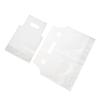 100Pcs Single/Double Cup Milk Tea Packaging Bags Frosted Transparent Disposable Beverage Plastic Bags Coffee Takeout Tote Bag