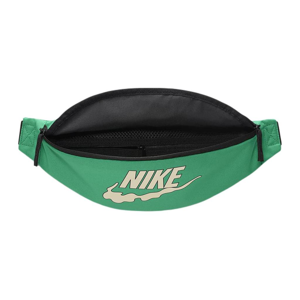 New Nike Heritage Fabric Shoulder Bag Crossbody Bag Fanny Pack Regular Unisex Stadium Green & Coconut Milk FN0892-324