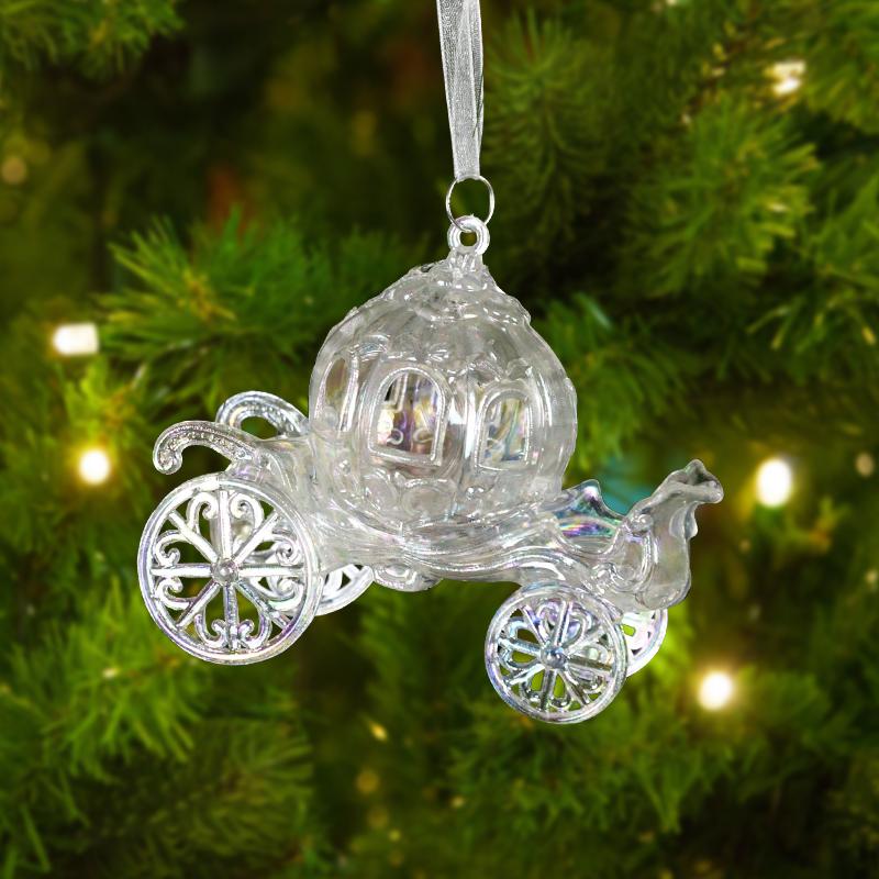 Xmas Tree Transparent Snowflake Hanging Ornaments Acrylic Pendant 2025 Christmas Decoration for Home Navidad Gifts New Year 2026