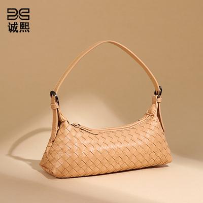 2025 New Trendy Versatile Hand-woven Armpit Bag Women's Handbag Fashion Shoulder Messenger Bag