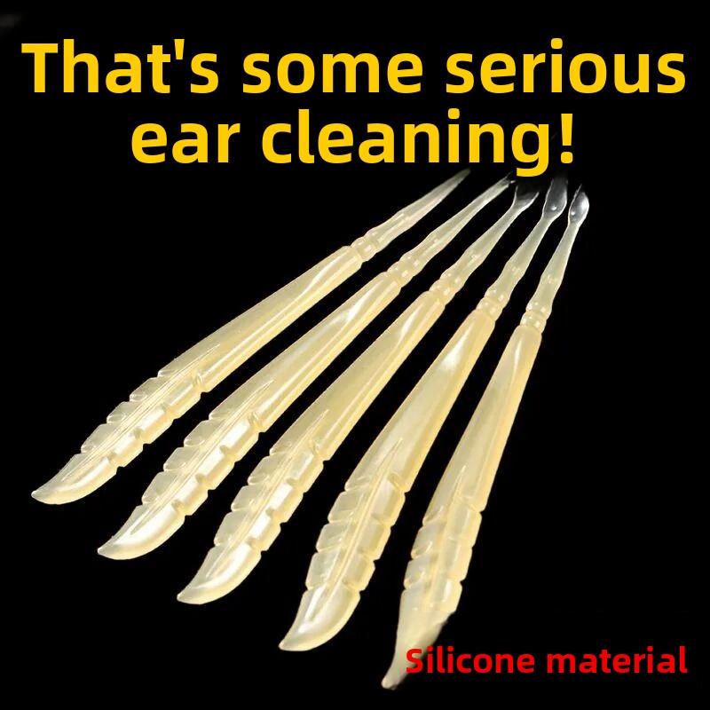 10 Sticks Soft-tipped Ear Scoop for Infants, Gentle On Delicate Ears