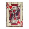 Vintage Poker Metal Sign Retro Joker Tin Sign King Jack Sign Wall Decoration for Home Cafe Pub Bar Shop 8x12 Inch