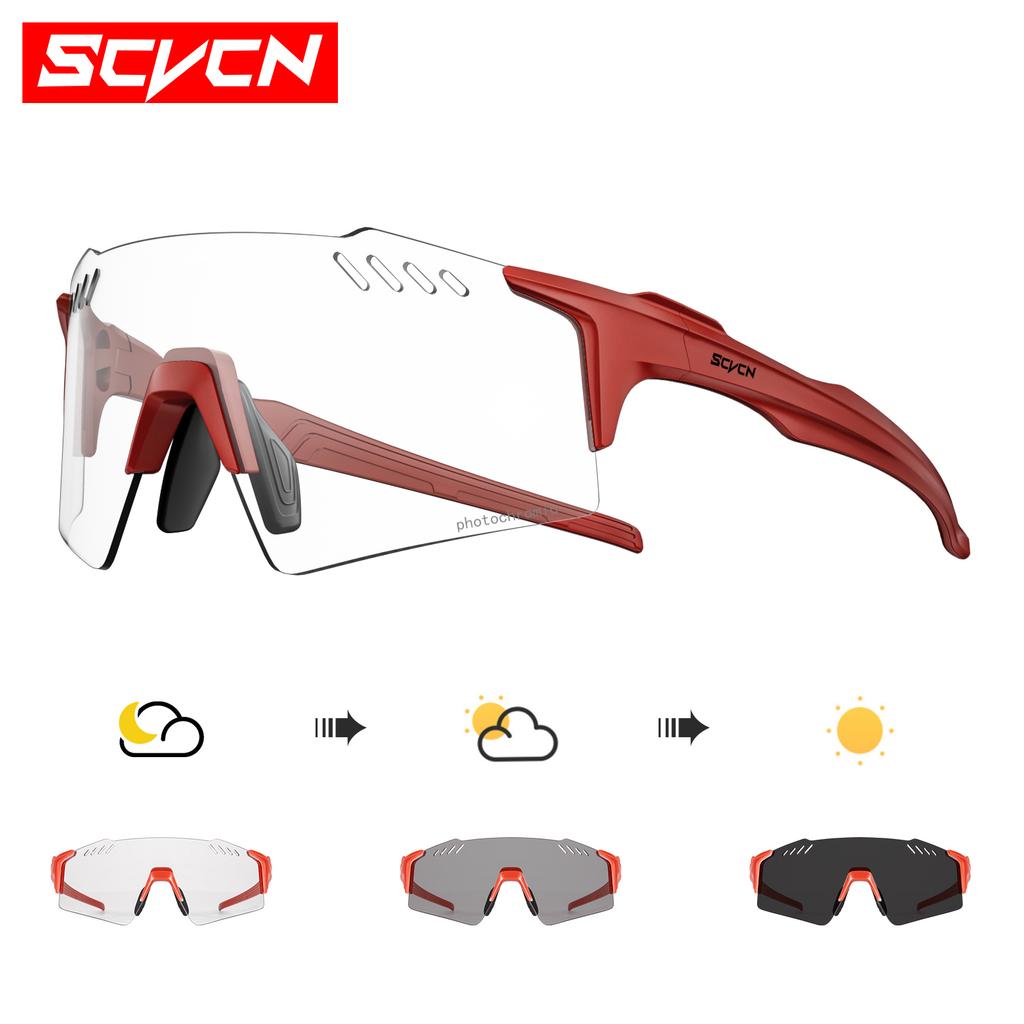 SCVCN Neue Fahrrad-Sonnenbrillen für den Außenbereich, Fahrradbrille für Männer und Frauen, MTB, Rennrad, Sport, Bergsteigen, UV400, Wanderbrille