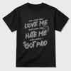 I Got Paid Graphic Tee. Streetwear Brand Graphic T-Shirt. AJ6 Cap and Gown