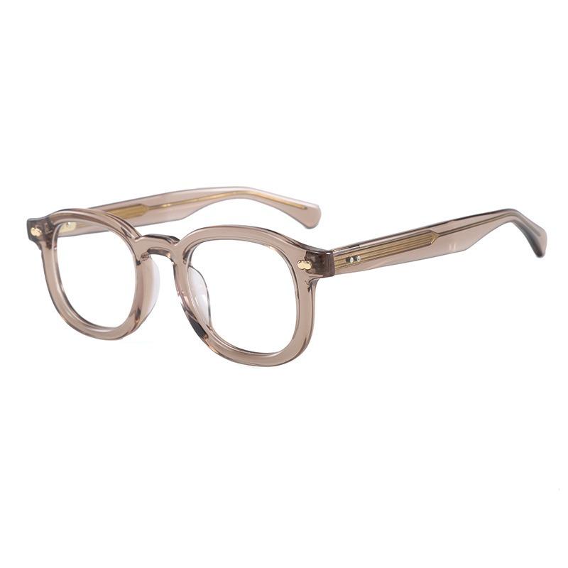 

Optical Eyeglasses Frame Men Women Vintage Glasses Frames Acetate Eyewear Spectacle Frame For Male Clear Lens шампанського